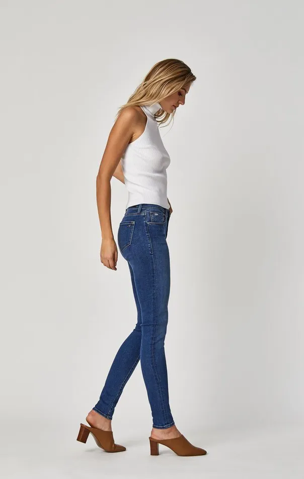 Women Adriana Mid Rise Super Skinny In Indigo SuperSoft Mavi Jeans Denim Women Adriana Mid Rise Super Skinny In Indigo SuperSoft Mavi Jeans Denim