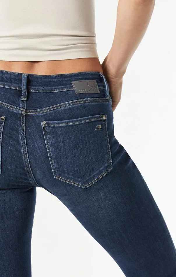 Women Alexa Mid Rise Skinny In Dark Supersoft Mavi Jeans Denim