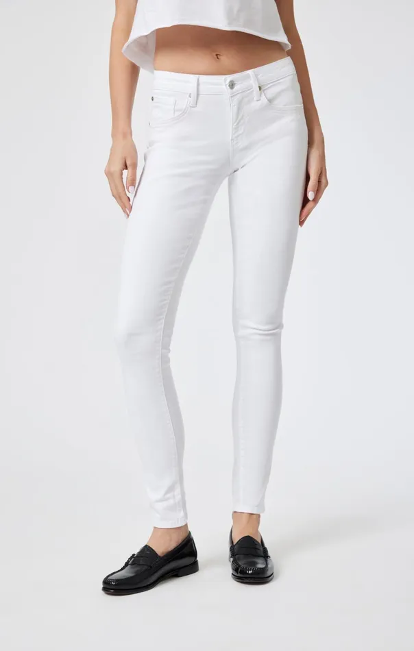 Women Alexa Skinny In White Feather Blue Mavi Jeans Denim Women Alexa Skinny In White Feather Blue Mavi Jeans Denim