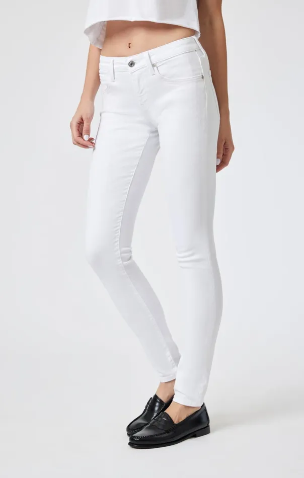 Women Alexa Skinny In White Feather Blue Mavi Jeans Denim Women Alexa Skinny In White Feather Blue Mavi Jeans Denim