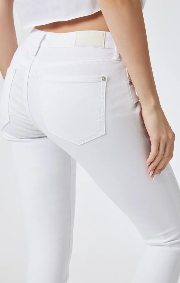 Women Alexa Skinny In White Feather Blue Mavi Jeans Denim Women Alexa Skinny In White Feather Blue Mavi Jeans Denim