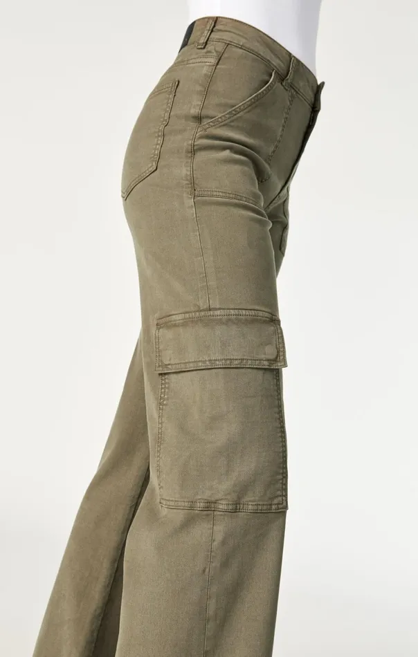 Women Alva Straight Cargo Pants In Capers Luxe Twill Mavi Jeans Pants Women Alva Straight Cargo Pants In Capers Luxe Twill Mavi Jeans Pants