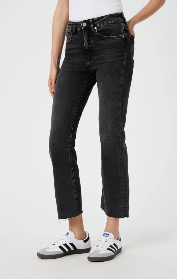 Women Anika Crop Flare In Smoke Brushed Flex Blue Mavi Jeans Denim Women Anika Crop Flare In Smoke Brushed Flex Blue Mavi Jeans Denim
