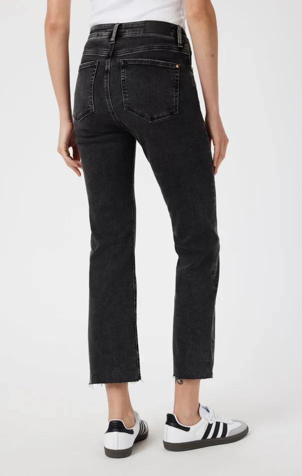 Women Anika Crop Flare In Smoke Brushed Flex Blue Mavi Jeans Denim Women Anika Crop Flare In Smoke Brushed Flex Blue Mavi Jeans Denim