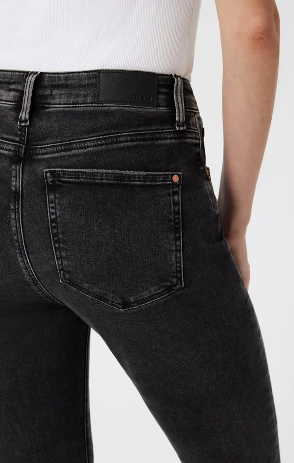 Women Anika Crop Flare In Smoke Brushed Flex Blue Mavi Jeans Denim Women Anika Crop Flare In Smoke Brushed Flex Blue Mavi Jeans Denim