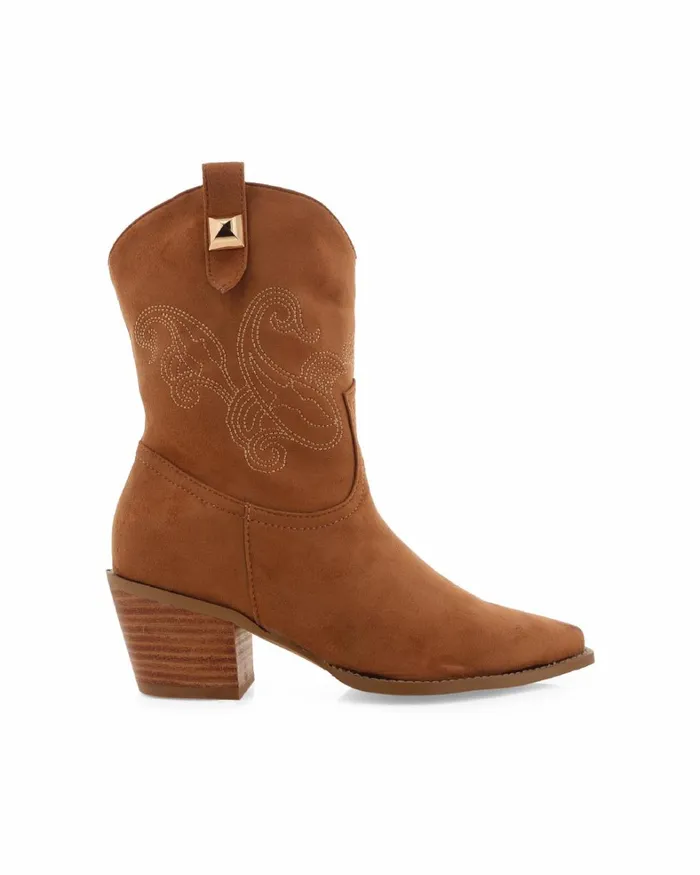 Women Ankle Boots Billini DARLA 8211 DARK TAN SUEDEBoots