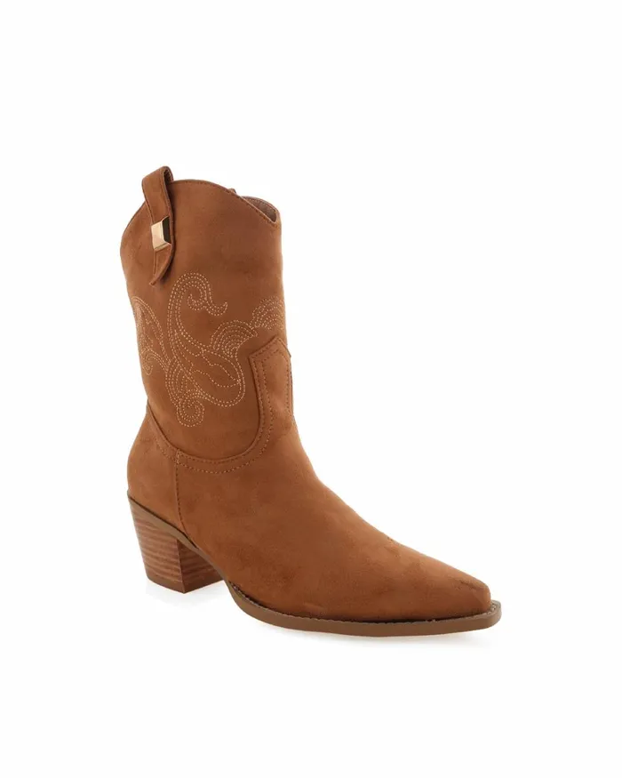 Women Ankle Boots Billini DARLA 8211 DARK TAN SUEDEBoots