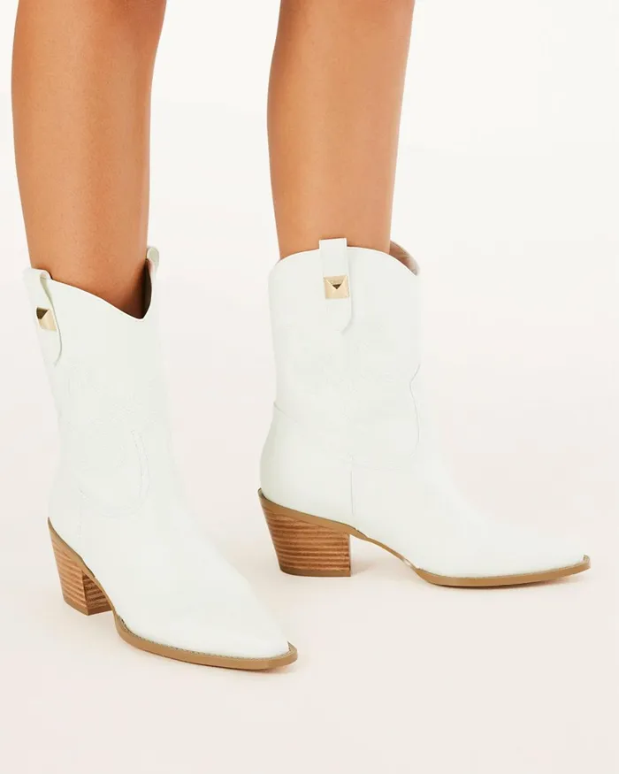 Women Ankle Boots Billini DARLA 8211 WHITEBoots