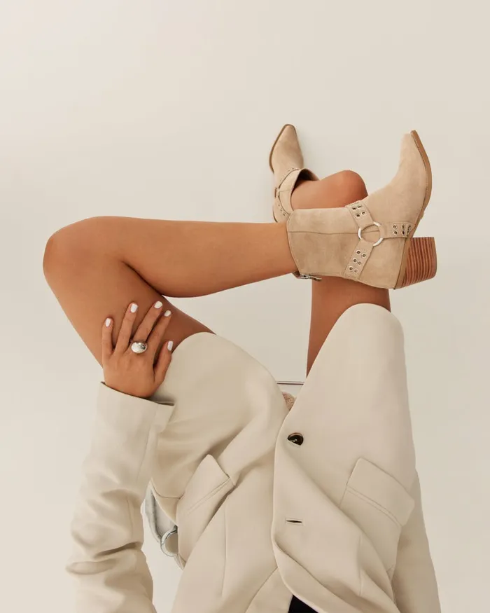 Women Ankle Boots Billini DILLARA 8211 TAUPE SUEDE