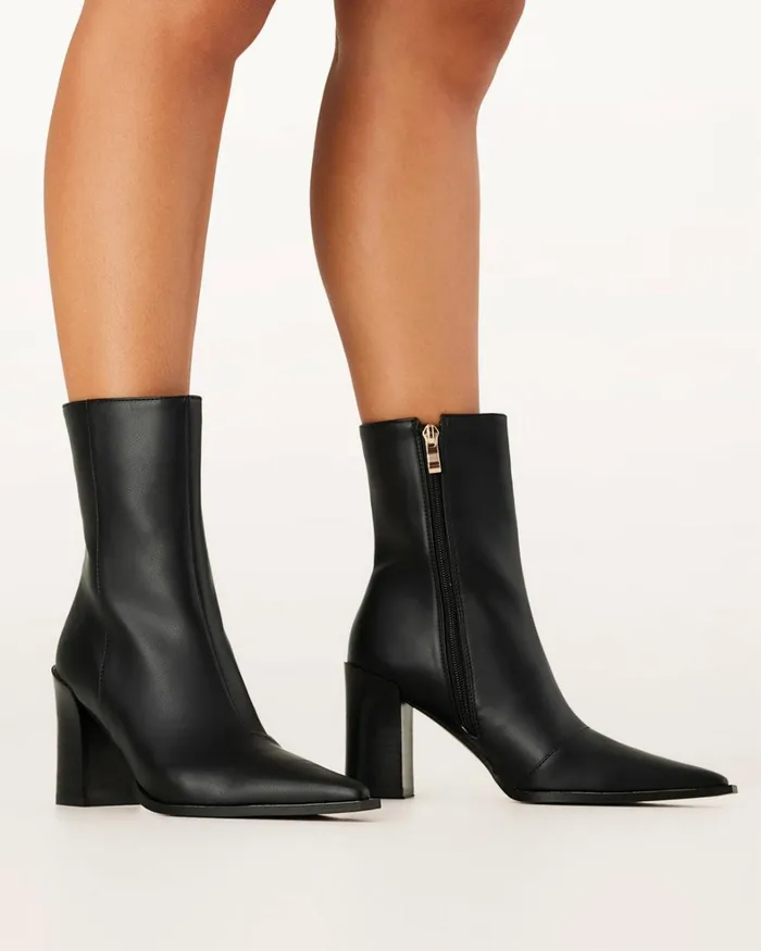 Women Ankle Boots Billini LAURYN 8211 BLACK 8211 Boots 8211 BILLINI USA