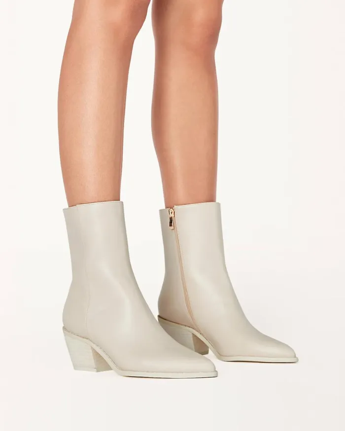 Women Ankle Boots Billini NAIDA 8211 IVORY