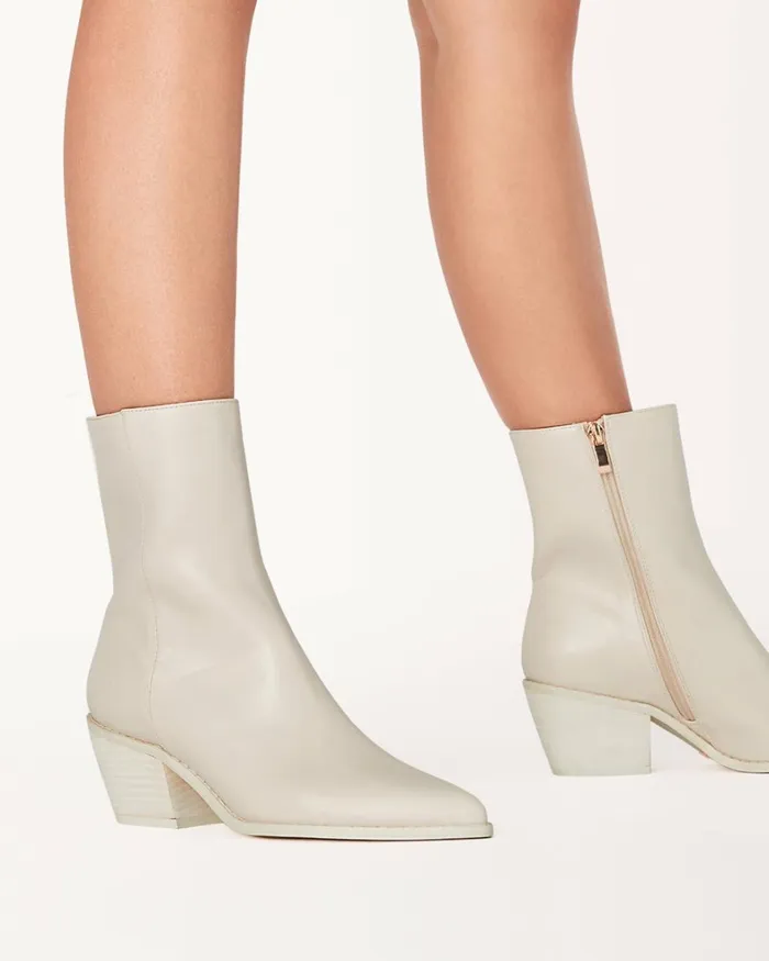 Women Ankle Boots Billini NAIDA 8211 IVORY