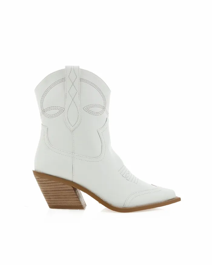 Women Ankle Boots Billini UDEL 8211 WHITE