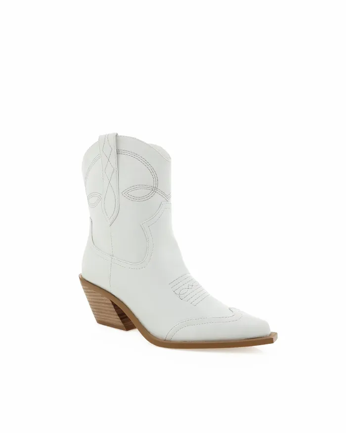 Women Ankle Boots Billini UDEL 8211 WHITE