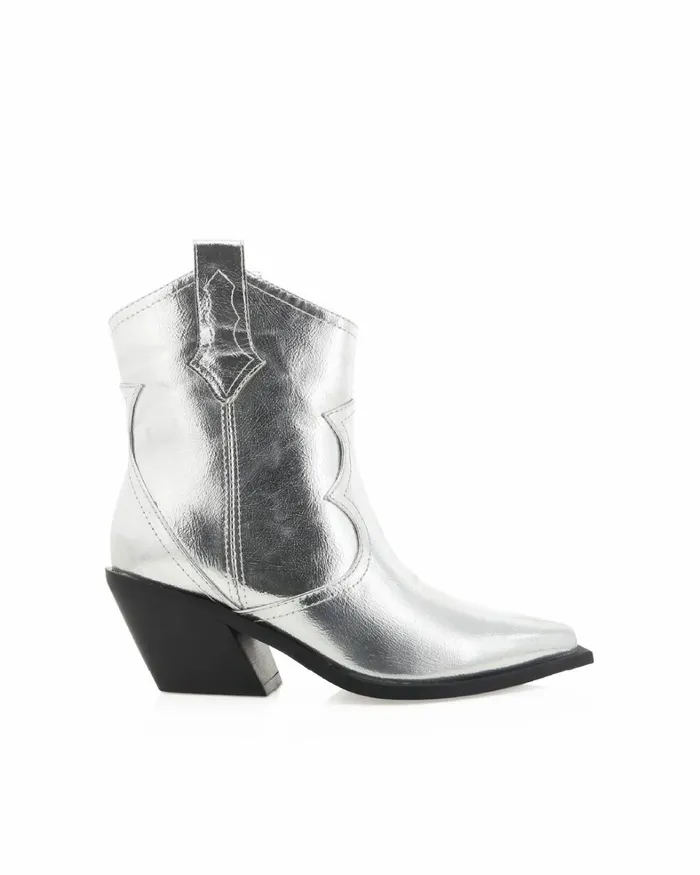 Women Ankle Boots Billini ULIRA 8211 SILVER