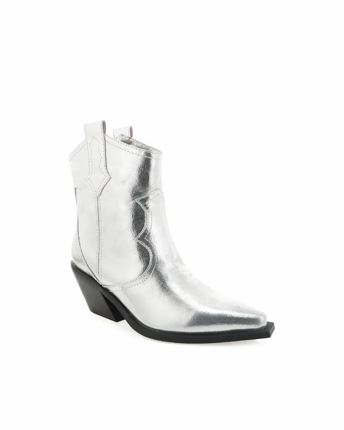 Women Ankle Boots Billini ULIRA 8211 SILVER