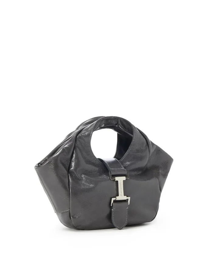 Women Bags And Belts Iceberg Alias Leather Handbag With Logo Monogram Women Bags And Belts Iceberg Alias Leather Handbag With Logo Monogram