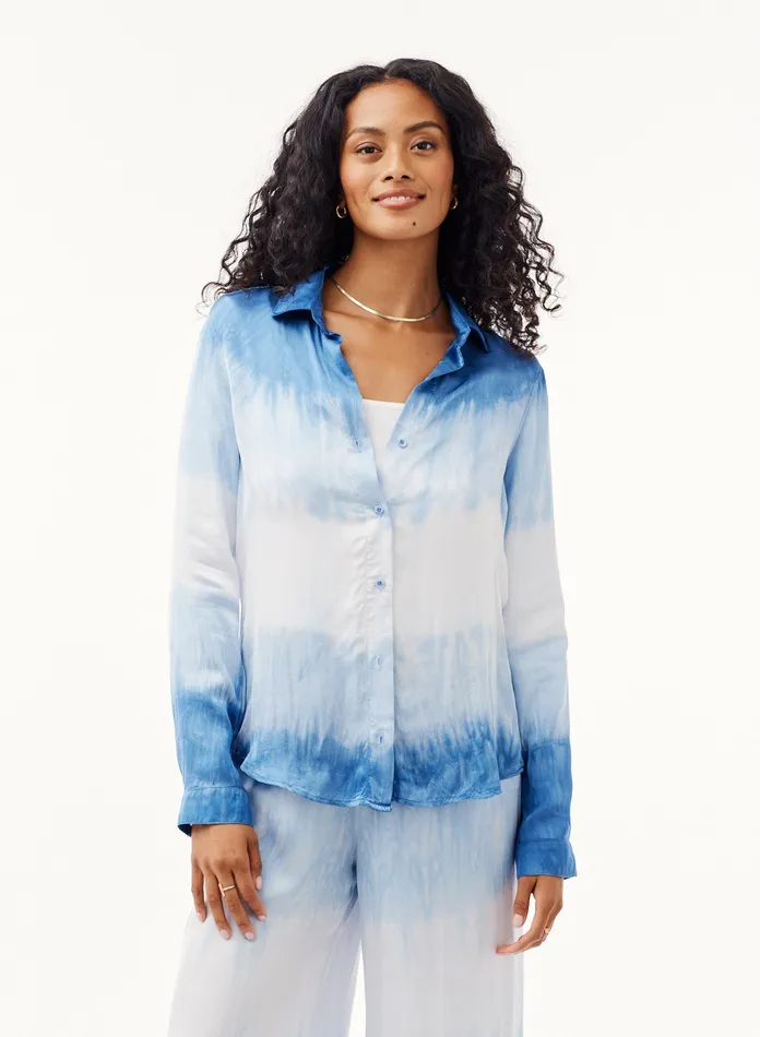 Women Bella Dahl Long Sleeve Long Sleeve Classic Button Down 8211 Mykonos Stripe Dye MYKONOS STRIPE DYE Women Bella Dahl Long Sleeve Long Sleeve Classic Button Down 8211 Mykonos Stripe Dye MYKONOS STRIPE DYE