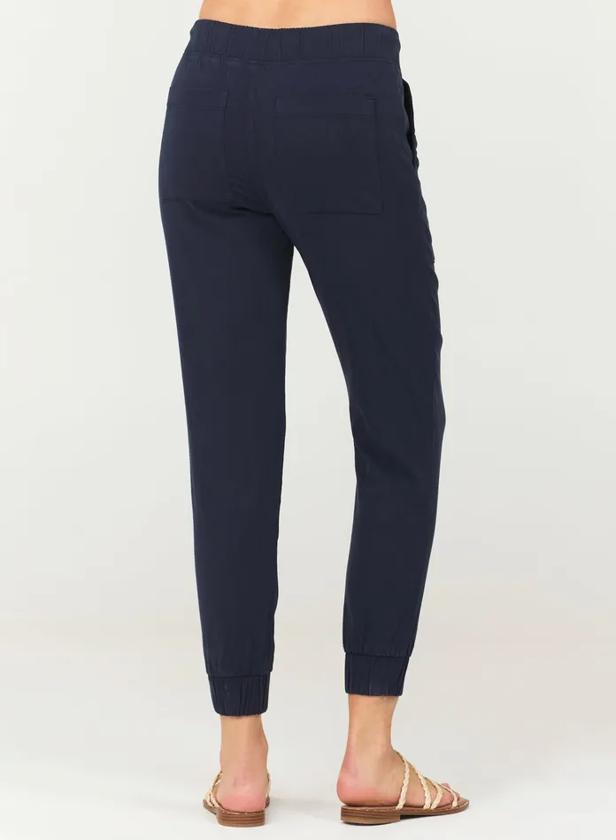 Women Bella Dahl Pants Pocket Jogger 8211 Endless Sea ENDLESS SEA