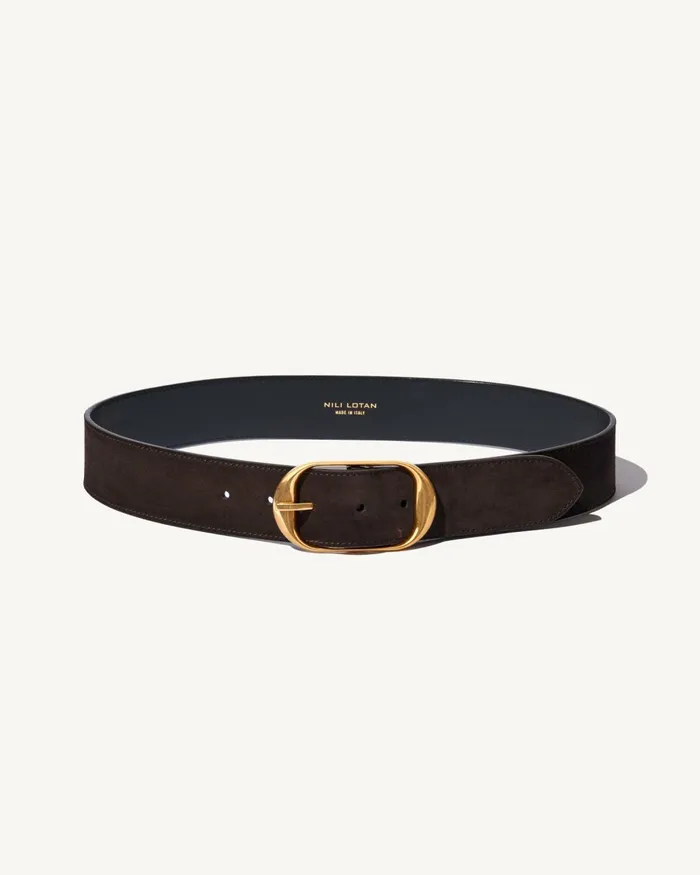 Women Belts and Accessories Nili Lotan NILI BELT Espresso