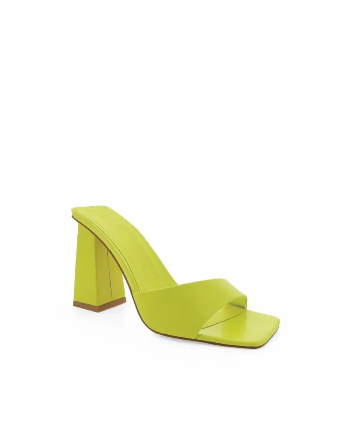 Women Block Heels Billini ANNA 8211 WASABI