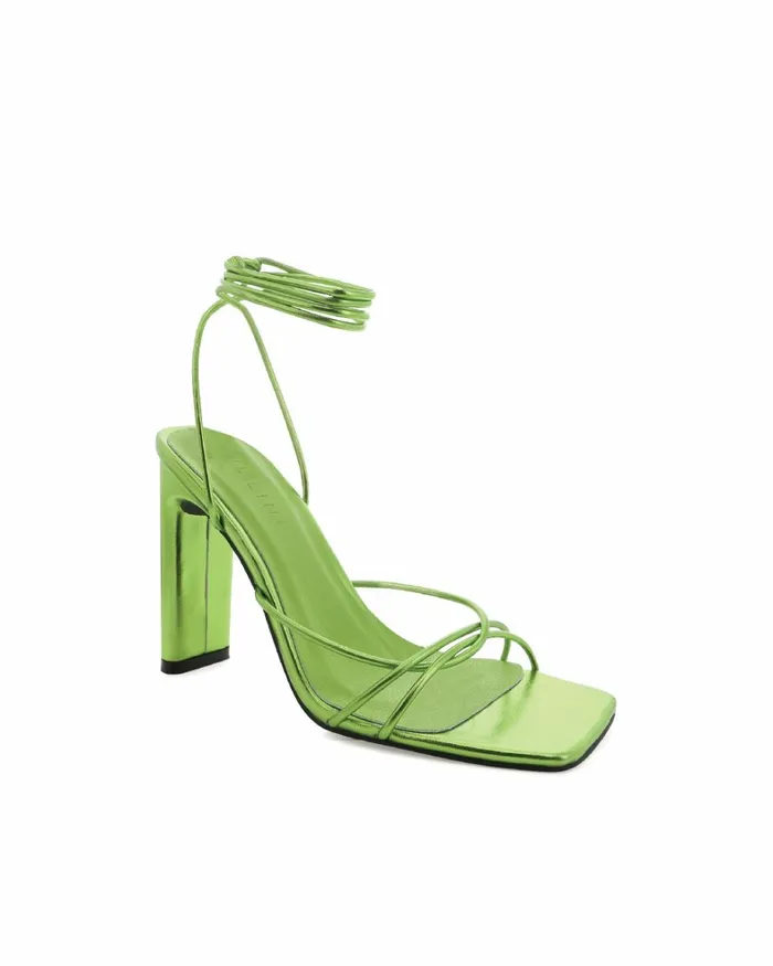 Women Block Heels Billini CYRUS 8211 GREEN METALLIC