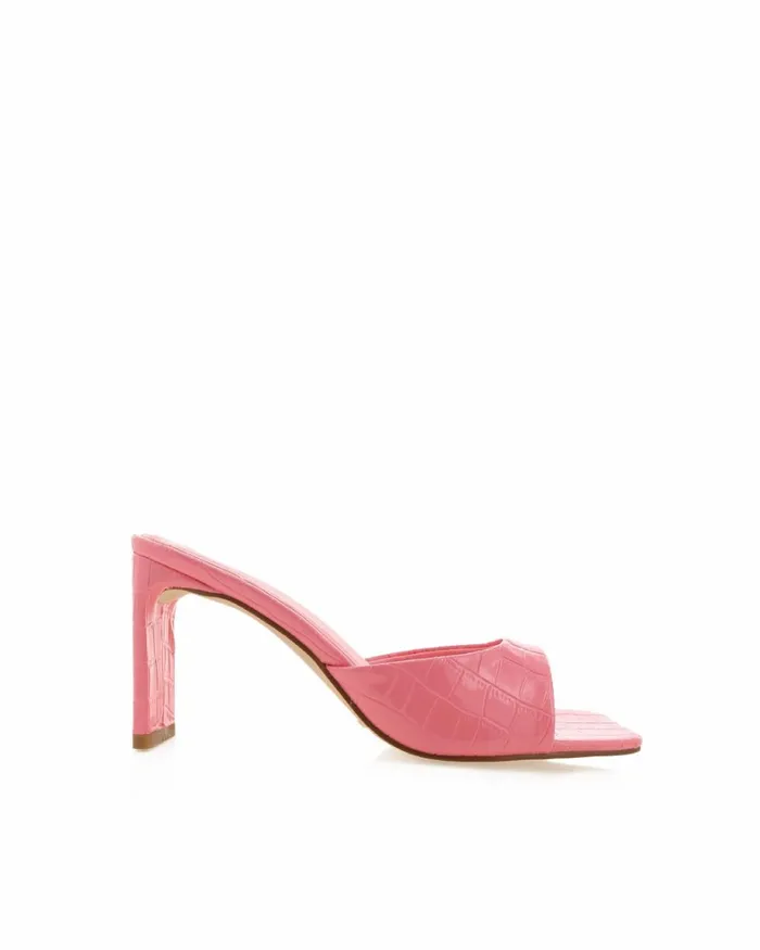 Women Block Heels Billini KINLEE 8211 CORAL CROC