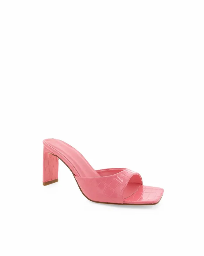 Women Block Heels Billini KINLEE 8211 CORAL CROC