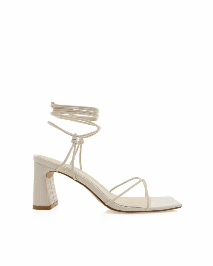 Women Block Heels Billini MAHIRA 8211 IVORYIVORY SCALE