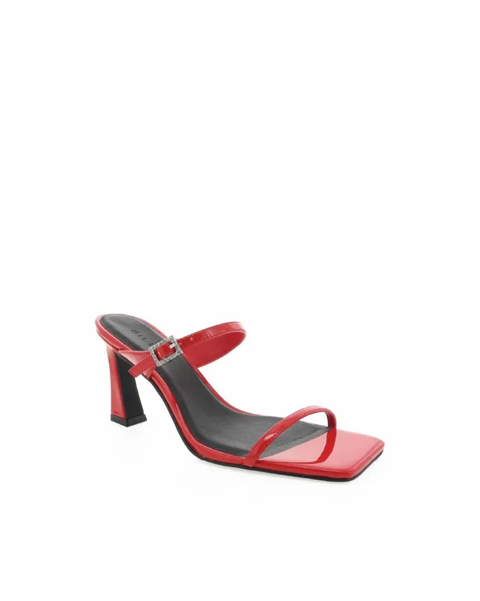Women Block Heels Billini MASIE 8211 RUBY PATENT