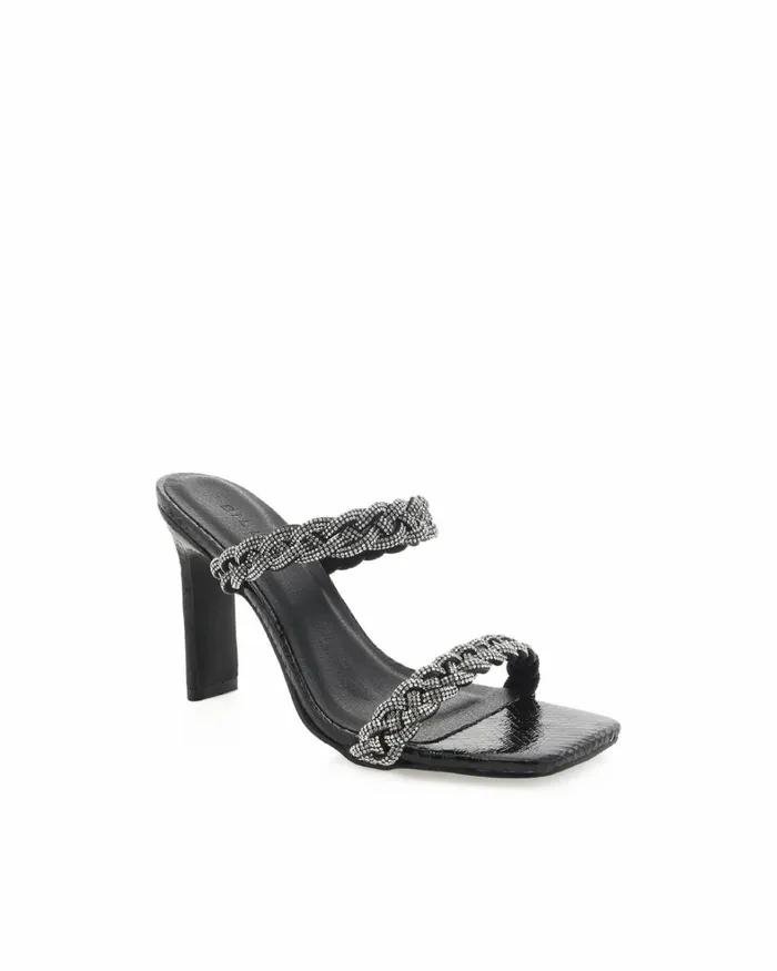 Women Block Heels Billini XANDRA 8211 BLACK SCALEDIAMANTE