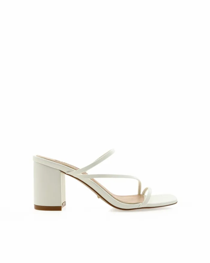 Women Block Heels Billini YAZMIN WIDE FIT 8211 WHITE