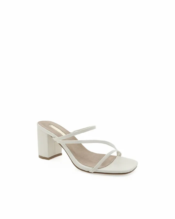 Women Block Heels Billini YAZMIN WIDE FIT 8211 WHITE