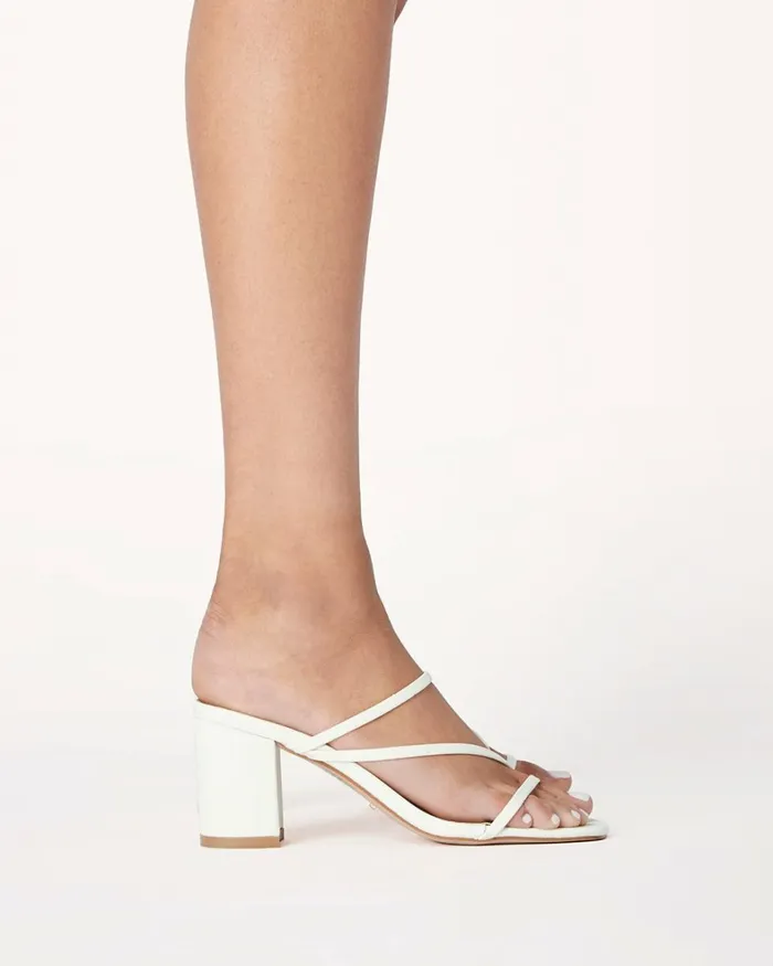 Women Block Heels Billini YAZMIN WIDE FIT 8211 WHITE