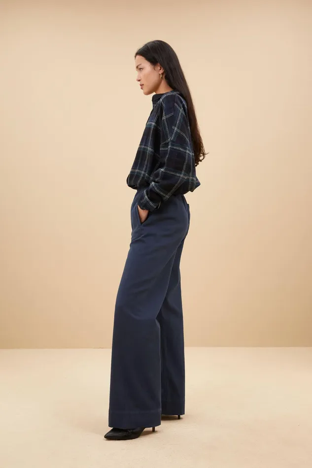 Women Blouses Bybar Check Blouse Dark Green Women Blouses Bybar Check Blouse Dark Green