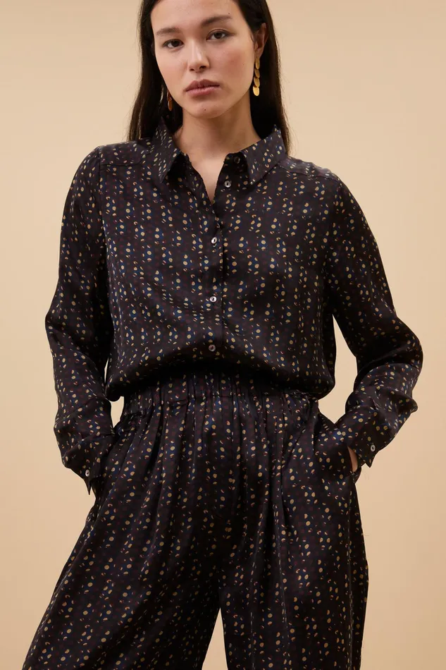 Women Blouses Bybar Dina Paisley Blouse Paisley Dots