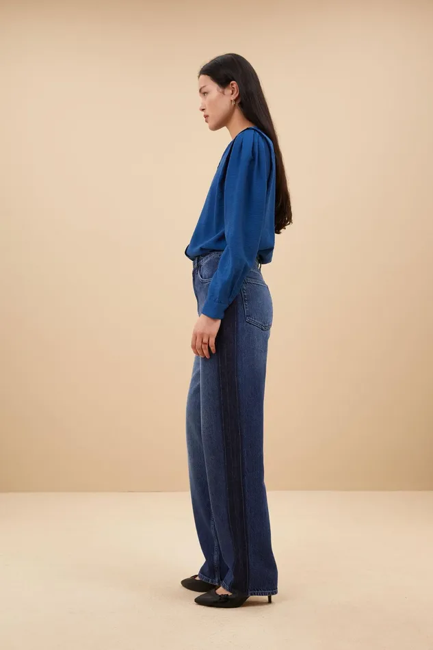 Women Blouses Bybar Erin Blouse College Navy Women Blouses Bybar Erin Blouse College Navy