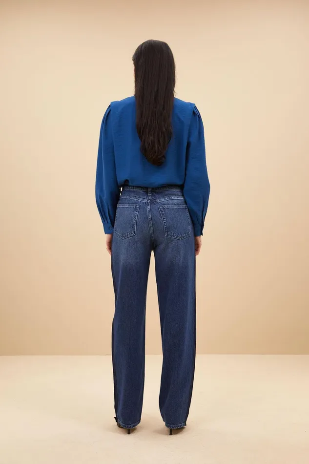 Women Blouses Bybar Erin Blouse College Navy Women Blouses Bybar Erin Blouse College Navy