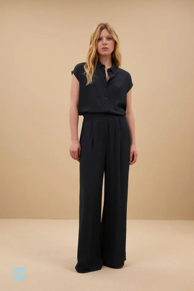 Women Blouses Bybar Kiek Viscose Top Graphite