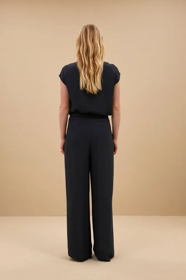 Women Blouses Bybar Kiek Viscose Top Graphite Women Blouses Bybar Kiek Viscose Top Graphite