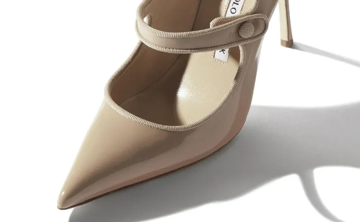 Women Business Manolo Blahnik CAMPARINEW Cool Beige Patent Leather Pointed Toe Pumps Women Business Manolo Blahnik CAMPARINEW Cool Beige Patent Leather Pointed Toe Pumps