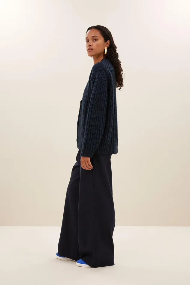Women Cardigans Bybar Bobbi Cardigan Navy
