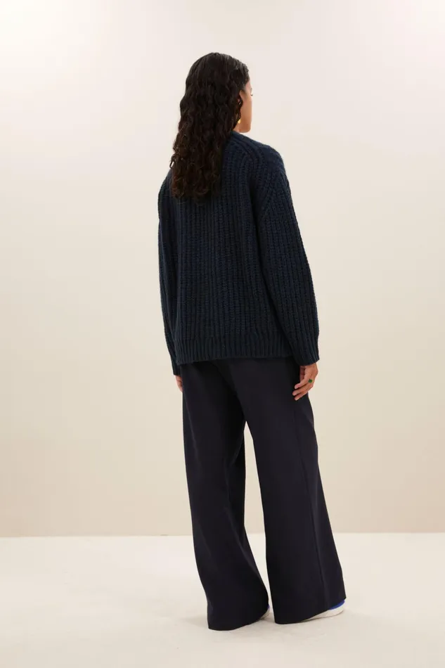 Women Cardigans Bybar Bobbi Cardigan Navy