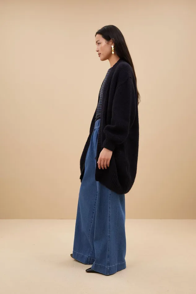 Women Cardigans Bybar Estee Cardigan Midnight