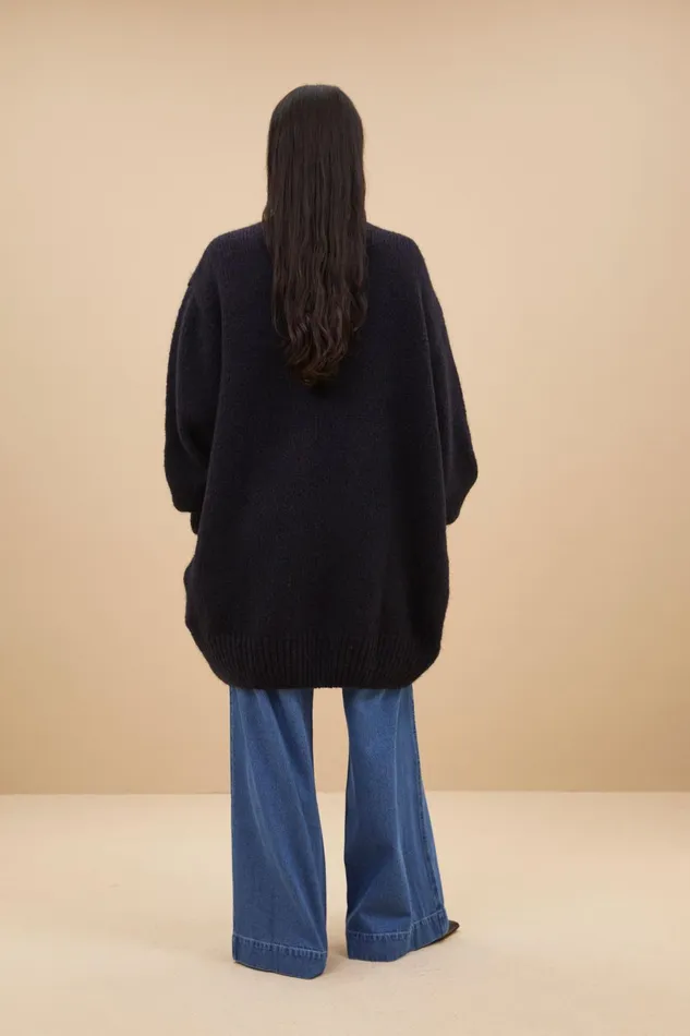 Women Cardigans Bybar Estee Cardigan Midnight
