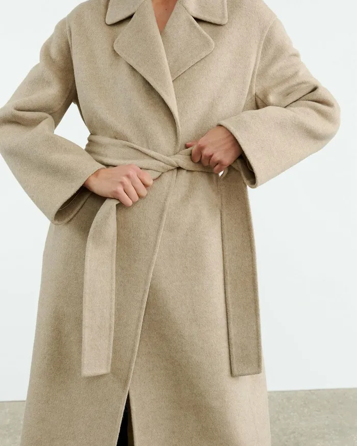 Women Coats and Outerwear Nili Lotan JAREL COAT Hazelnut