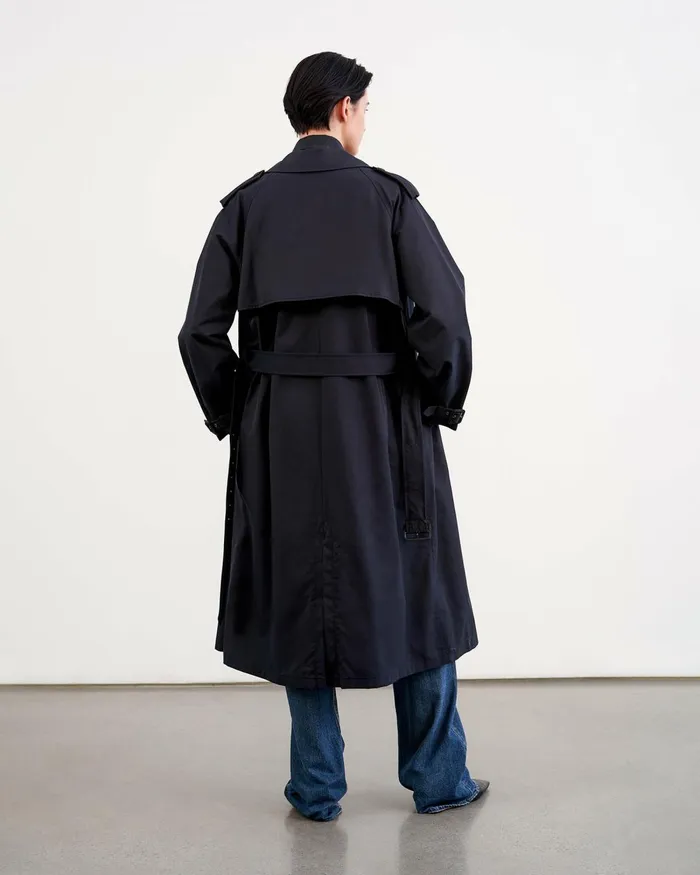 Women Coats and Outerwear Nili Lotan TANNER TRENCH COAT Khaki