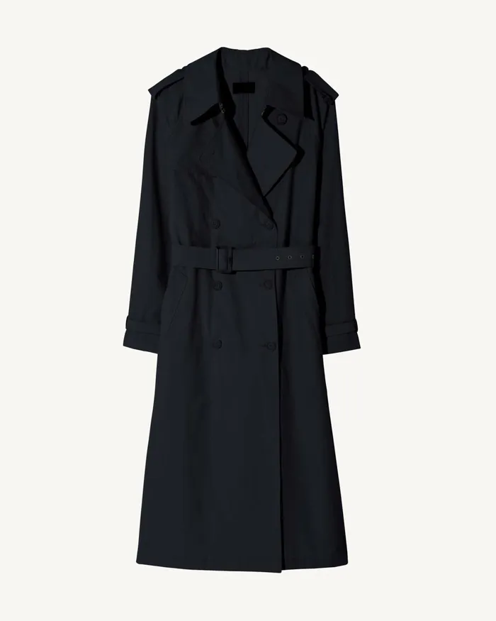 Women Coats and Outerwear Nili Lotan TANNER TRENCH COAT Khaki