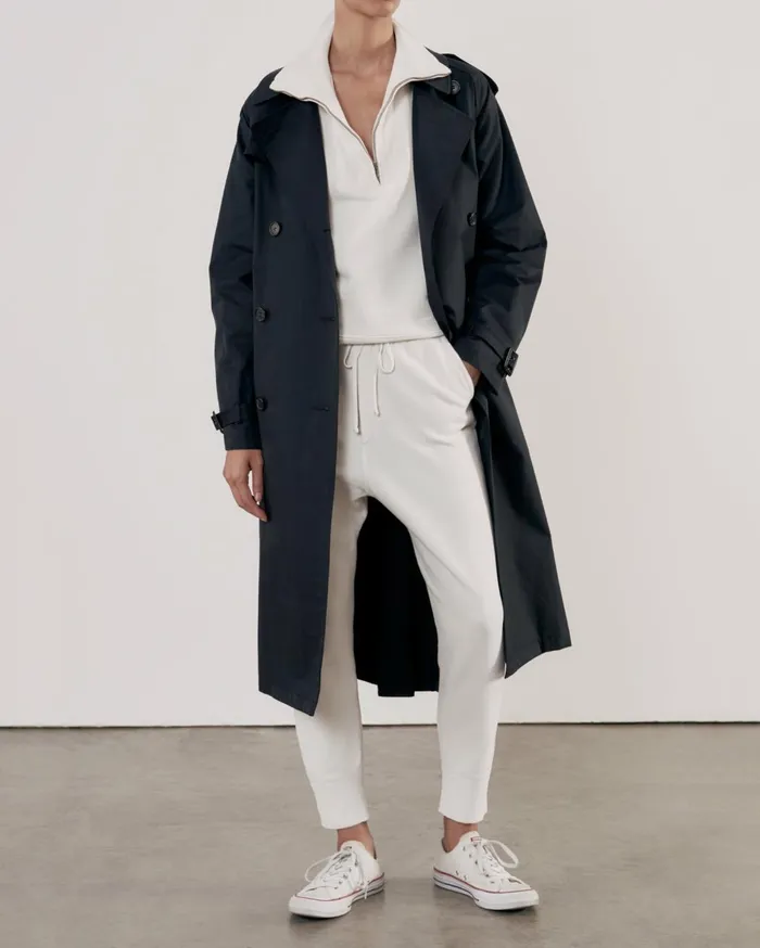 Women Coats and Outerwear Nili Lotan TANNER TRENCH COAT Khaki