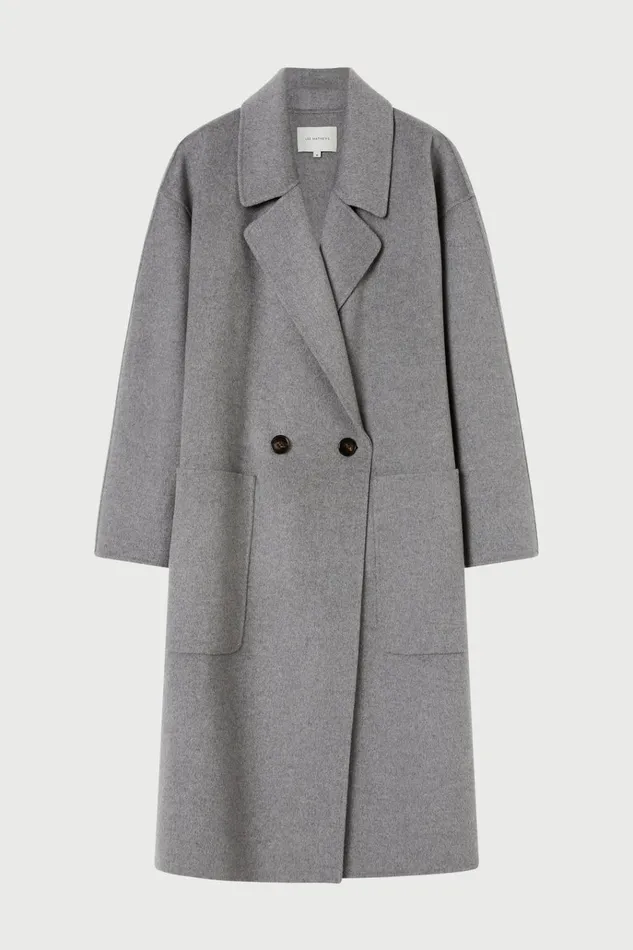 Women Coats And Jackets Lee Mathews Florentine Cashmere Cocoon Coat Greymarle